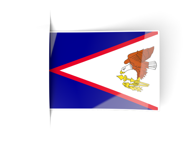 Флаги ярлыки. Скачать флаг. Американское Самоа