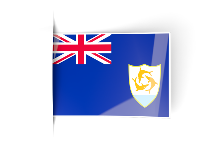 Flag labels. Download flag icon of Anguilla at PNG format