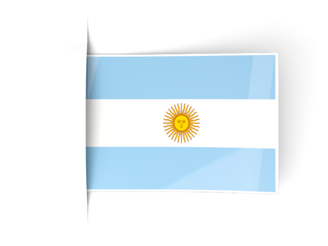 Flag labels. Download flag icon of Argentina at PNG format