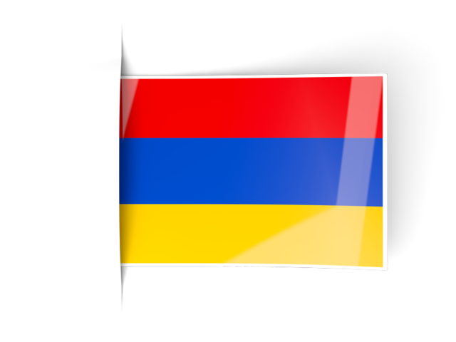 Flag labels. Download flag icon of Armenia at PNG format