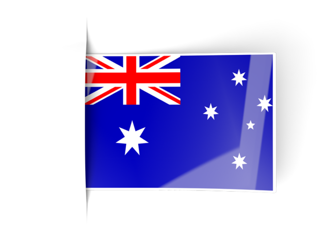 Flag labels. Download flag icon of Australia at PNG format