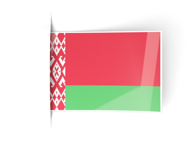 Flag labels. Download flag icon of Belarus at PNG format