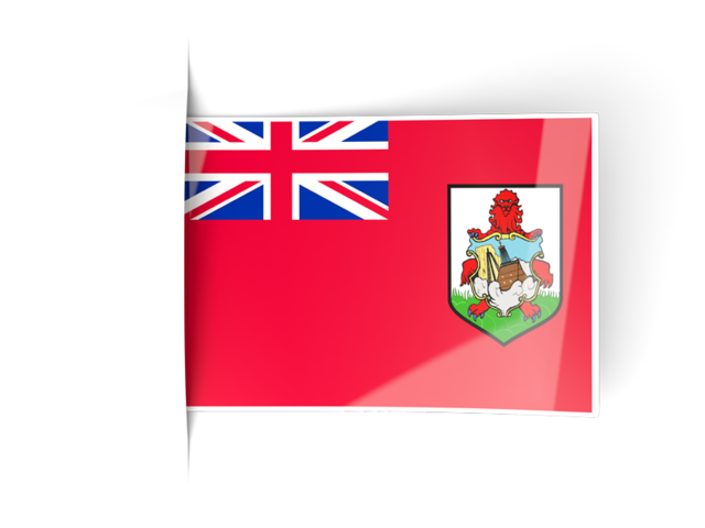 Flag labels. Download flag icon of Bermuda at PNG format