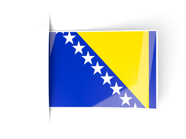 Flag labels. Download flag icon of Bosnia and Herzegovina at PNG format