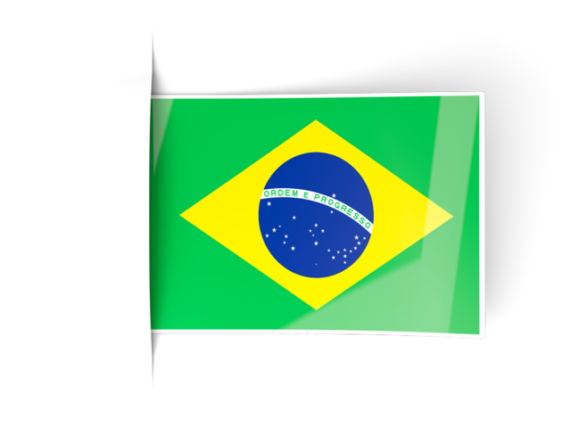 Флаги ярлыки. Скачать флаг. Бразилия