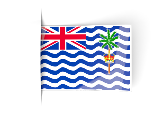 Flag labels. Download flag icon of British Indian Ocean Territory at PNG format