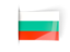 Bulgaria. Flag labels. Download icon.