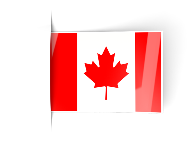 Flag labels. Download flag icon of Canada at PNG format