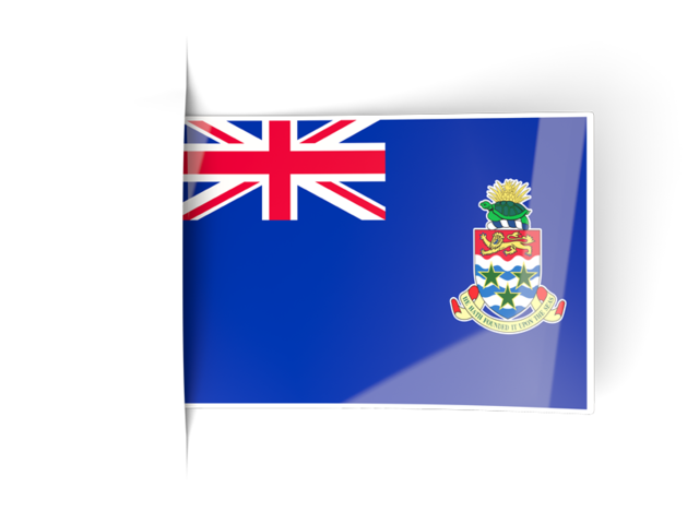 Flag labels. Download flag icon of Cayman Islands at PNG format