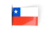 Chile. Flag labels. Download icon.