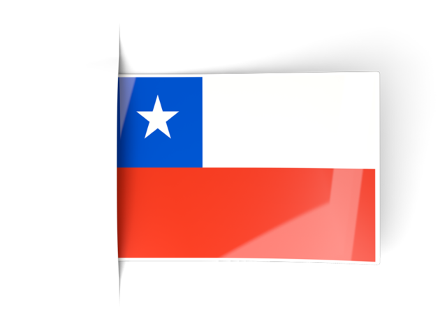 Flag labels. Download flag icon of Chile at PNG format