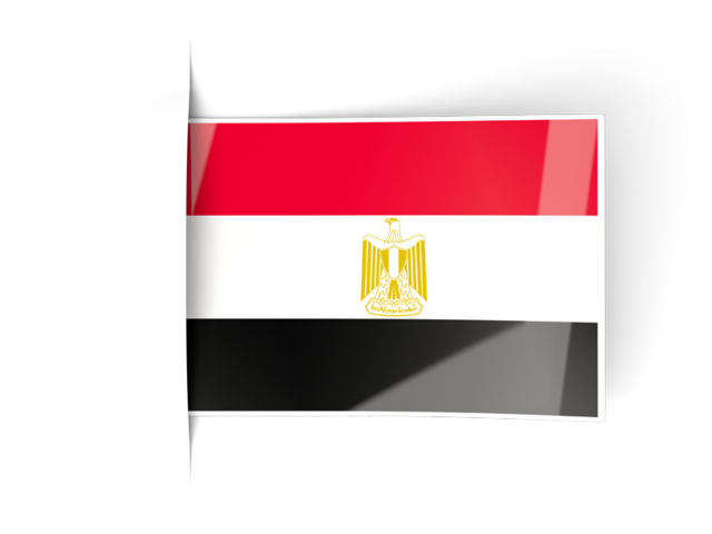 Flag labels. Download flag icon of Egypt at PNG format