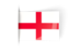 England. Flag labels. Download icon.