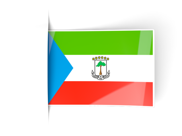Flag labels. Download flag icon of Equatorial Guinea at PNG format