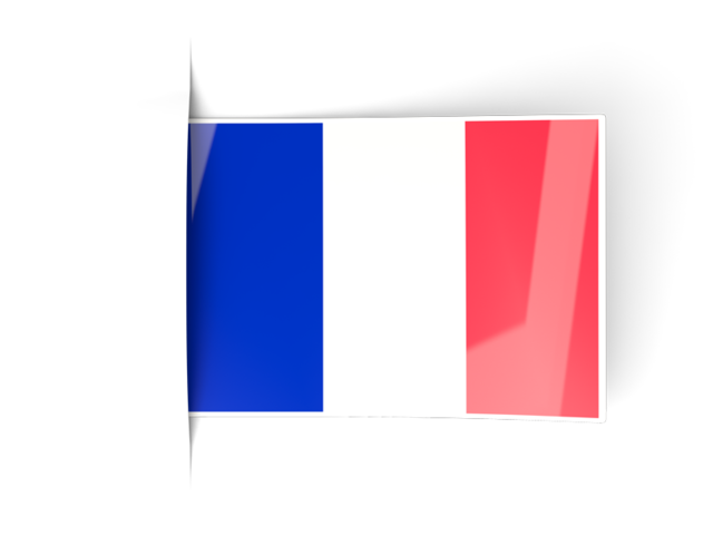 Flag labels. Download flag icon of France at PNG format