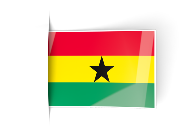Flag labels. Download flag icon of Ghana at PNG format