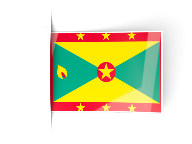 Flag labels. Download flag icon of Grenada at PNG format