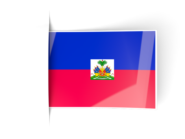 Flag labels. Download flag icon of Haiti at PNG format