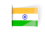 India. Flag labels. Download icon.