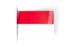 Indonesia. Flag labels. Download icon.