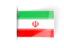 Iran. Flag labels. Download icon.