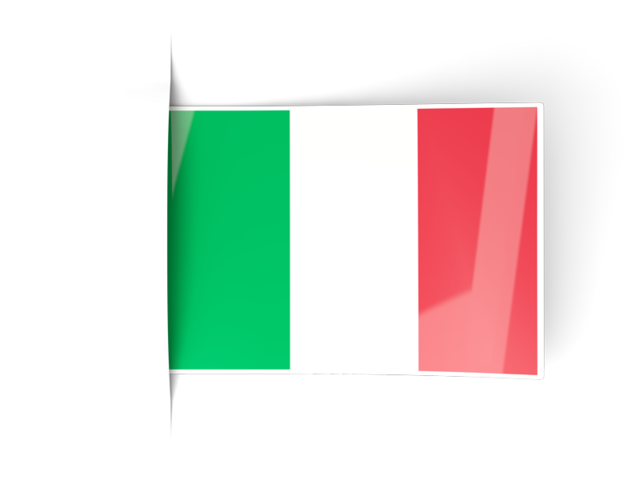 Flag labels. Download flag icon of Italy at PNG format
