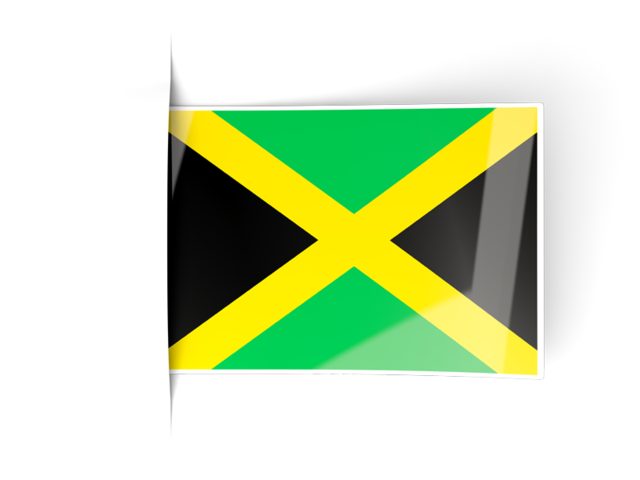 Flag labels. Download flag icon of Jamaica at PNG format