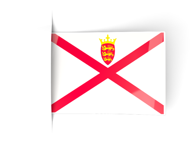 Flag labels. Download flag icon of Jersey at PNG format