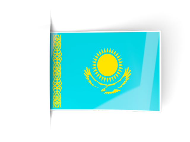 Флаги ярлыки. Скачать флаг. Казахстан