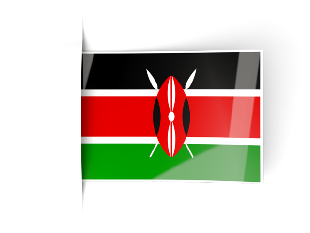 Flag labels. Download flag icon of Kenya at PNG format