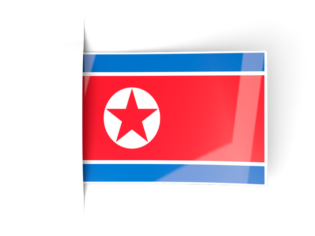 Flag labels. Download flag icon of North Korea at PNG format