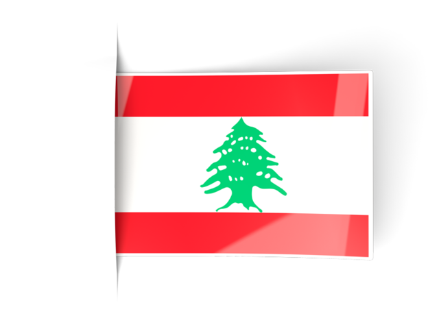 Flag labels. Download flag icon of Lebanon at PNG format