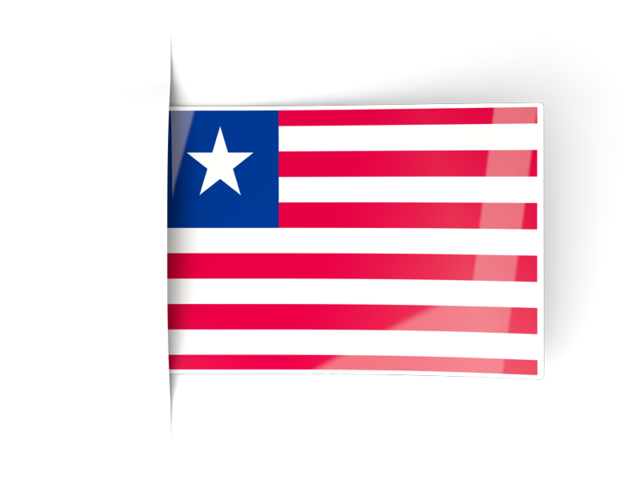 Flag labels. Download flag icon of Liberia at PNG format