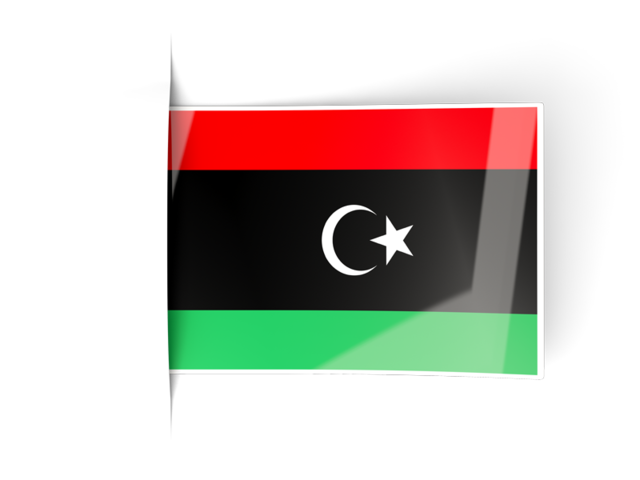 Flag labels. Download flag icon of Libya at PNG format