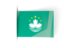 Macao. Flag labels. Download icon.