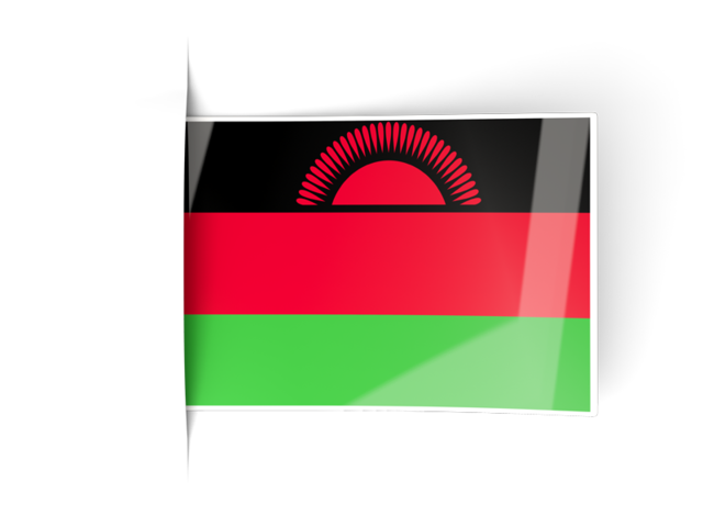 Flag labels. Download flag icon of Malawi at PNG format