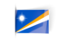 Marshall Islands. Flag labels. Download icon.