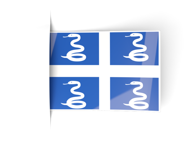 Flag labels. Download flag icon of Martinique at PNG format