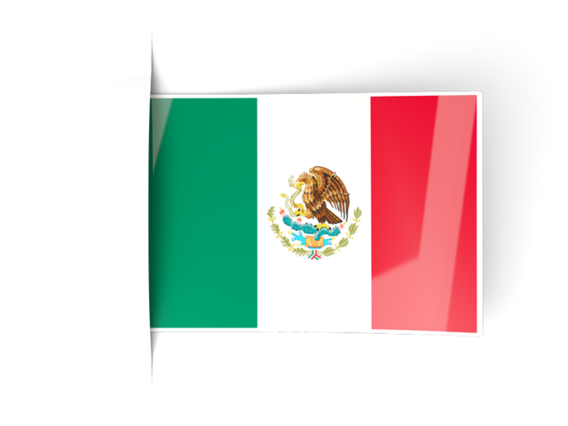 Flag labels. Download flag icon of Mexico at PNG format