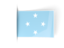 Micronesia. Flag labels. Download icon.