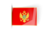 Montenegro. Flag labels. Download icon.