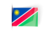 Namibia. Flag labels. Download icon.