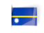 Nauru. Flag labels. Download icon.