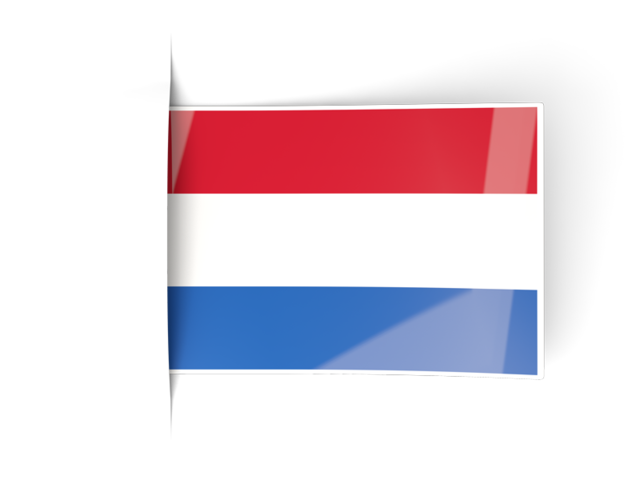 Flag labels. Download flag icon of Netherlands at PNG format