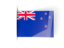 New Zealand. Flag labels. Download icon.