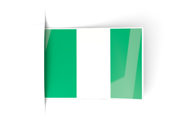 Flag labels. Download flag icon of Nigeria at PNG format