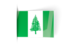 Norfolk Island. Flag labels. Download icon.