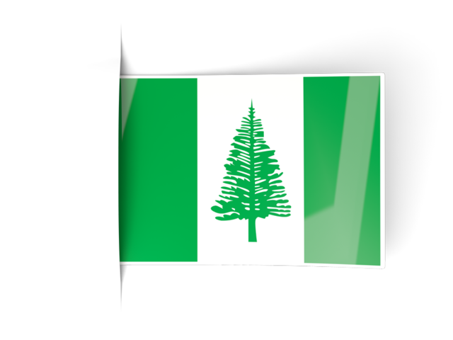 Flag labels. Download flag icon of Norfolk Island at PNG format