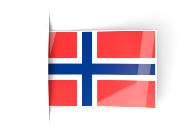 Флаги ярлыки. Скачать флаг. Норвегия