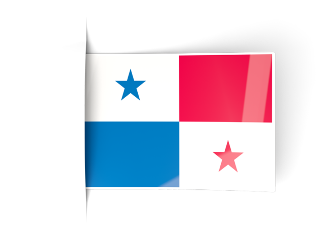 Flag labels. Download flag icon of Panama at PNG format